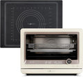 VAL CUCINA 7-in-1 Steam Convection Oven Countertop with Air Fry, Bake, Sous Vide, Ferment, Built-in Recipes & VAL Board Cutting Board, Creates Storage Space, Protects Cabinets