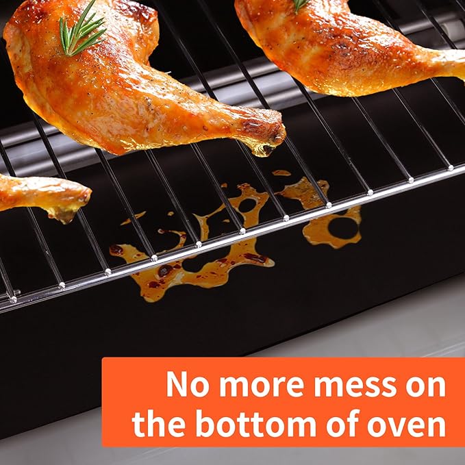 4 Pack Air Fryer Liners for Nuwave Bravo Air Fryer Toaster Smart Oven, Baking Mat Air Fryer Liners Reusable Compatible with Nuwave 30-QT XL Capacity Countertop Convection Oven