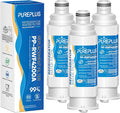 PUREPLUS DA97-17376B Replacement for Samsung HAF-QIN/EXP, DA97-08006C, RF28R7351SG, RF28R7201SR, RF28T5001SR, RF24R7201SR, RS27T5200SR, RF23M8590SG, RWF4200A Refrigerator Water Filter, 3 Pack