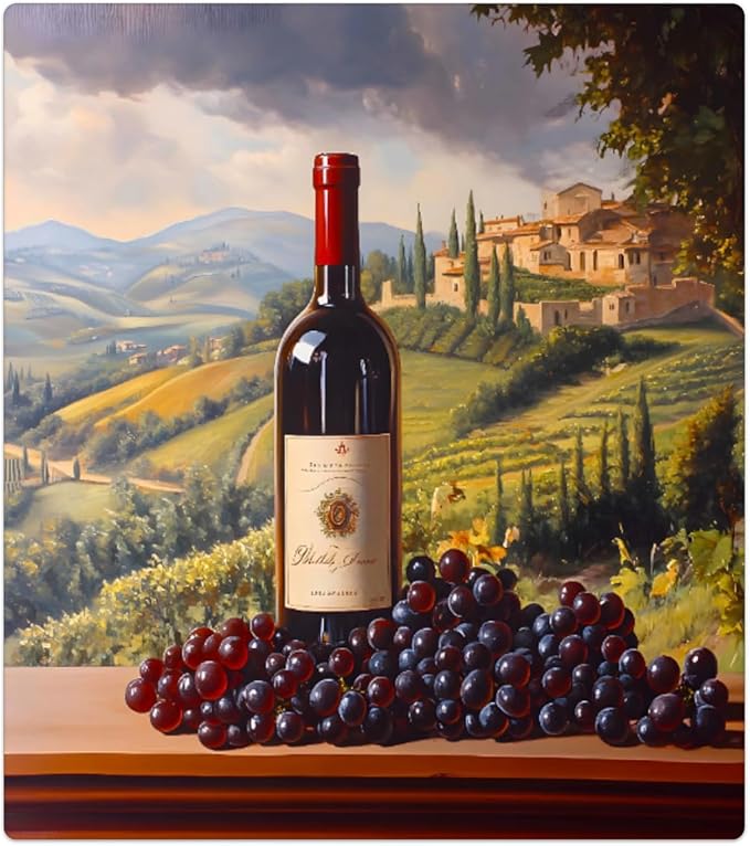 Farm Grapes Wine Dishwasher Magnet Cover Front Dishwasher Cover Decor Reusable Magnetic Door Cover Panel Decal Home Appliances Stickers Kitchen Refrigerator Fridge 23"x26"