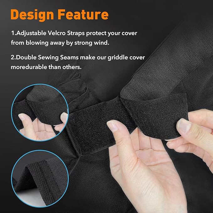 ZBXFCSH Outdoor Grill Griddle Cover fits for Blackstone 1529 22” and 28” Single Shelf Griddle Cover, Heavy Duty Flat Top Griddle Station Cover with Waterproof Sealed Seams, Durable FadeStop Material
