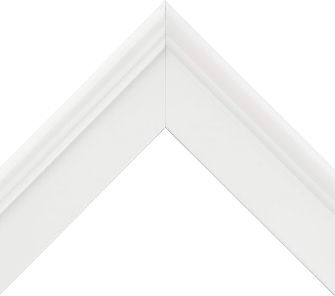 Creative Mark Plein Air Style Frame, White, 16x20-2.75" Wide Moulding with 1/2" Rabbet Depth, Open Back W/O Glazing, Museum Quality, For Art Panels, Stretched Canvas, Pictures & More