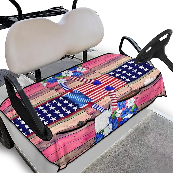 Golf Cart Seat Cover Cushion Designed to Reduce Moisture and Heat, Featuring Breathable Fabric and Waterproof Layer