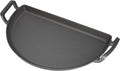 SnS Grills Slow ‘N Sear Cast Iron Drip 'N Griddle Pan 22", 3-in-1 Versatile Grill Accessory for Searing, Griddle and Drippings - Fits Weber & Similar 22” Kettle Grills