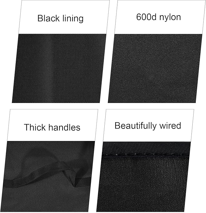 Air Fryer Toaster Oven Dust Cover Compatible with Ninja French Door Premier Air Fryer FO101,Heat-Resistant Waterproof Dust-proof Nylon Cover Case Protections for Convection Toaster Oven (Black)
