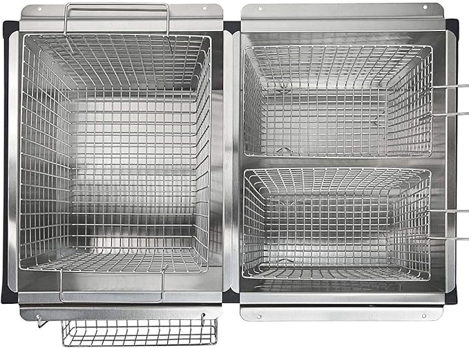 Barton 148,000 BTU High-Pressure Triple Basket Deep Fryer Dual Burner Propane LPG Fish Cooker Fry Basket Fryer Outdoor Catering, Events, Camping