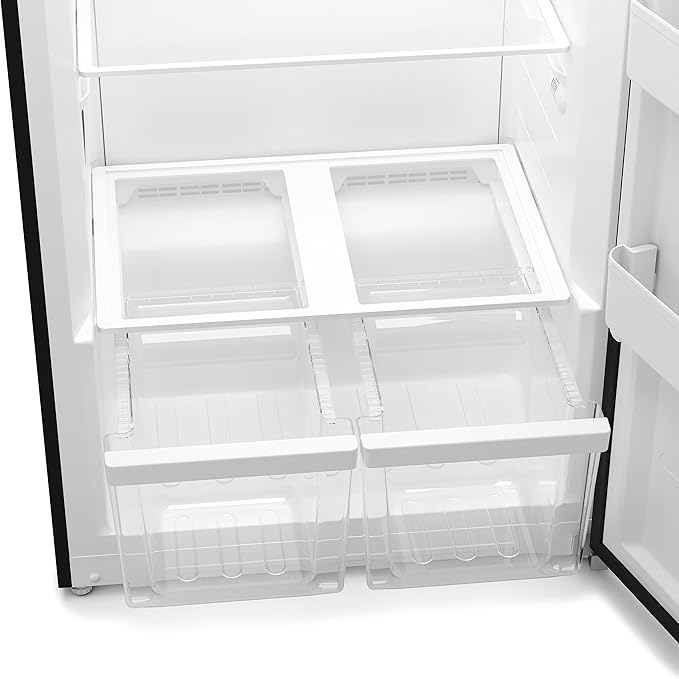 KoolMore 21 cu. ft. Upright Convertible Freezer/Refrigerator, 2-in-1 Appliance, Great Storage for Fresh or Frozen Food and Drinks with Clear Shelves and Drawers in Silver
