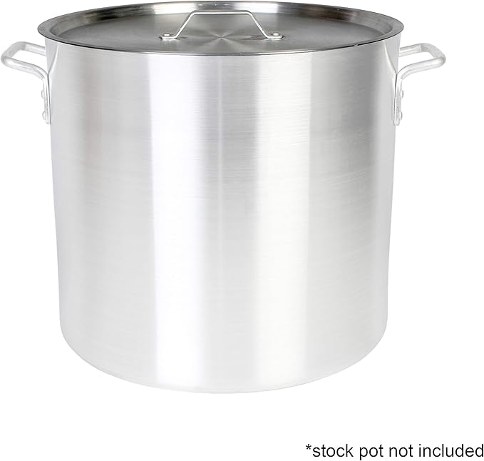 Thunder Group Pot Lid, 50 Quart, Silver