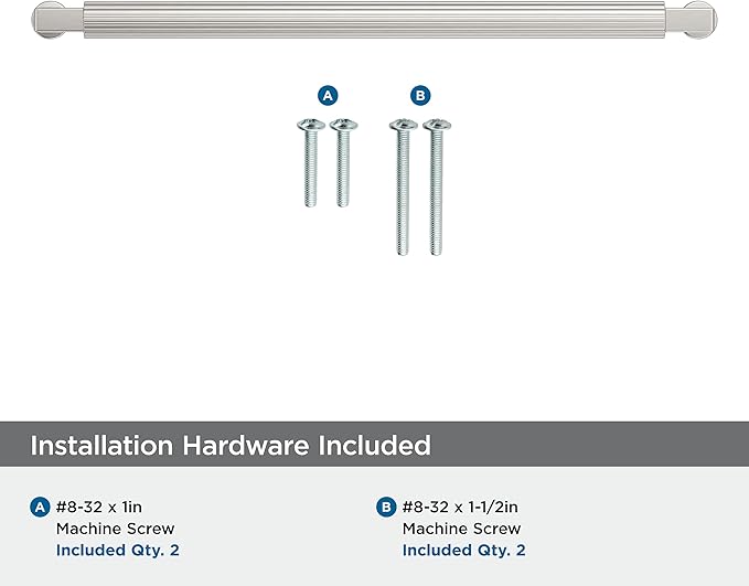 Amerock Ballard 10-1/16 inch (256mm) Center-to-Center Satin Nickel Cabinet Pull, BP37648G10