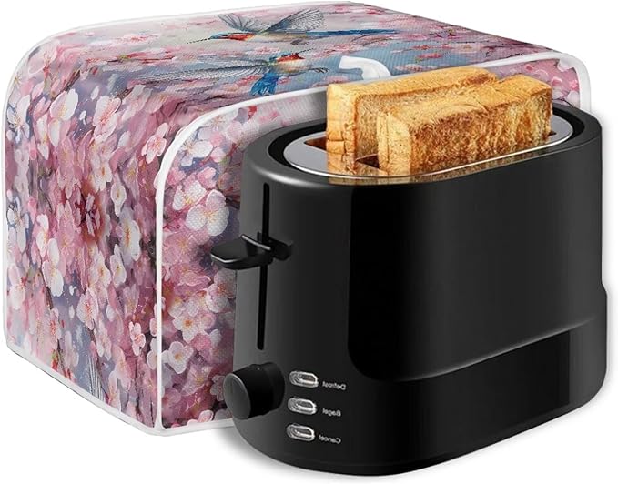 UNICEU Pink Sakura Hummingbird 2 Slice Toasters & Bread Maker Dust-proof Cover