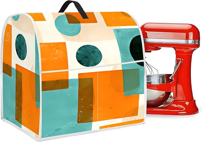 Mixer Dust Cover for 8.5-9.5 Qt Stand Mixer, Cloth Cover with 2 Storage Pockets for Stand Mixer Protective Covers Large for 8.5-9.5 Quart Mixer