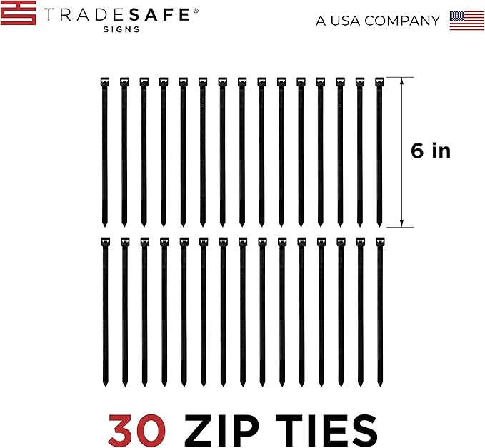 TRADESAFE Bilingual Safety Inspection Tags, Inspección de Seguridad - 30 Safety Tags with 30 Zip Ties, Durable 32 mil Vinyl, Inspection Record Tag for Scaffolds, Ladders, Fire Extinguisher, Machinery