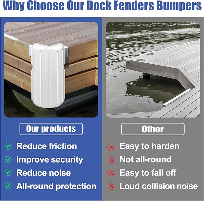 Corner Dock Bumper Fender, Inflatable Protection,Marine Corner Dock Fender Bumper, Protect Docks & Ships from Damage Caused collisions