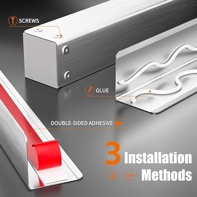 0.5x0.5x48 Inches 304 Stainless Steel Wall Corner Guards (10-Pack) Heavy Duty Rounded Corner Protector, Smooth Folded Edge Design for Wall Protection Stainless Steel Slab