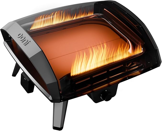 Ooni Koda 2 Pro Gas Pizza Oven – 18" Propane Powered Outdoor Oven with 28 mBar Regulator and Gas Hose, Propane Portable Pizza Oven - Blue