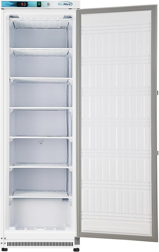 KoolMore 12 Cu. ft. Commercial Reach-in Freezer in White Manual Defrost (KM-FMD12WH)