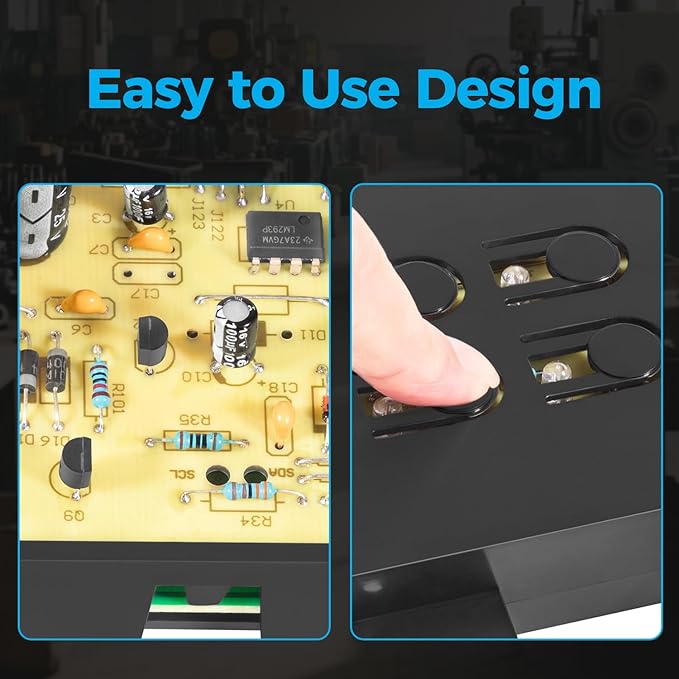 316557118 Range Oven Control Board Compatible with Kenmore Frigidaire Range Clock Timer 120V 60Hz 316418208 316557108 Electronic Clock/Timer Display