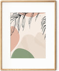 Axeman 16x20 Oak Frame - Rounded Corner 16 x 20 Picture Frame Matted to 11x14 - Natural Oak Wood Photo Frame with Tempered Glass for Wall Mount Display