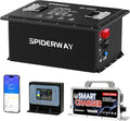 72V 105Ah Lithium Golf Cart Battery with 25A Charger, Built-in 200A BMS, Bluetooth App, IP67 Metal Case, 6000+ Cycles LiFePO4 Battery, Max 14.72kW 50-Mile Range, Seft-Heating, Perfect for Golf Cart