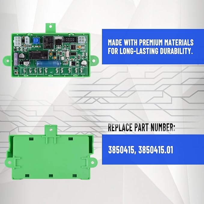 3850415.01 Refrigerator Fridge Main Power Control Circuit Board Compatible with Dometic 2 Or 3 Way RV Parts