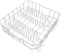 Upgrade WD28X10384 Dishwasher Lower Rack Replacement for GE Dishwasher Parts, Replaces WD28X10166 AP5788827 PS8746204 WD28X10165, Lower Dishrack Assembly with Wheels 22.2"D x 21.3"W x 7.3"H