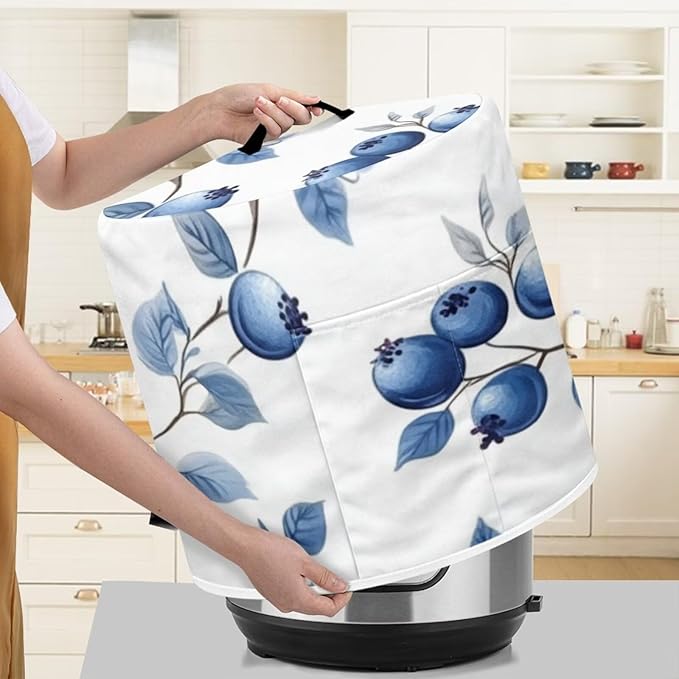Blueberry Appliance Covers Sunflower Instant Pot Accessories Chicken Instant Pot Cover for Instant Pot 3 Qt Kitchen Small Appliance Dust Covers for Appliance Storage M