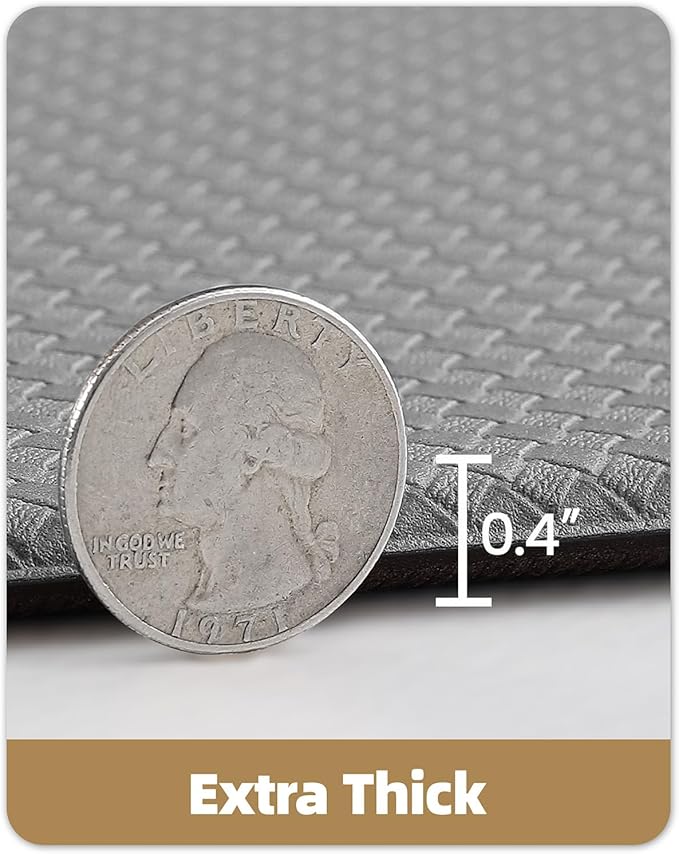 Color&Geometry Anti Fatigue Cushion Kitchen Mat for Floor -24"x59",Wide,Easy Clean, Water & Oil Proof, Anti Slip, Foam Rubber Runner Rug for Front Sink Comfort Standing,Grey