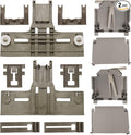 10Pcs WPW10546503 Dishwasher Upper Rack Parts and Dishwasher Adjuster Housing, Replacement for Kenmore 221.4715N710 221.4792N512, Replaces W10320664 W10320665