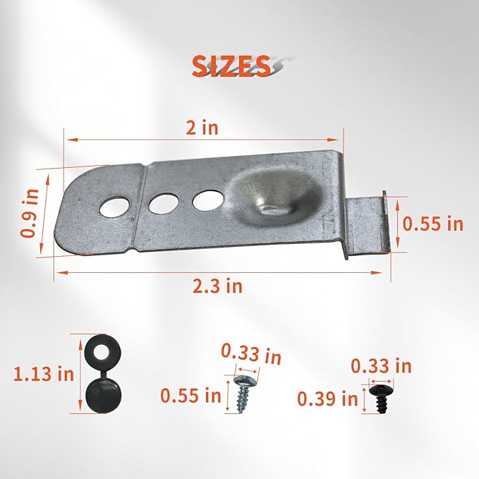 2PCS DD98-01051C Dishwasher Installation Bracket kit for Samsung Dishwasher Parts DW80M DW80R DW80B Replace AP6244517 PS12085777 EAP12085777