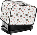 2 Slice Toaster Cover with Pocket Autumn Hedgehogs Leaves Mushrooms, Dust & Fingerprint Protection, Machine Washable Bread Maker Cover
