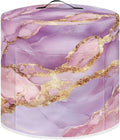 Purple Marble Dust Cover for Kitchen Instant Pot Accessories Appliance Cover Quart Pressure Cooker Air Fryer Rice Cooker Kitchen Appliance Dust Covers with Storage Pockets Size M