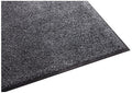 Guardian Platinum Series Indoor Wiper Floor Mat, Rubber with Nylon Carpet, 2'x12', Grey