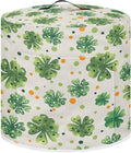 TODIYADDU Spot Shamrock Pressure Cooker Cover for Women Festive Style St Patrick's Day Instant Pots Cover with Handle for Rice Cooker Air Fryer Universal Kitchen Appliance Covers Storage Case