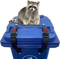 Trash Can Locks for Animals, (2PCS) Raccoon Bear Proof Trash Can Lock, Long Lasting Strap Lid Garbage Can Lock for Out Door Garbage Can
