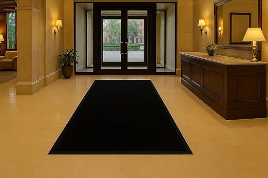 Guardian UG061035 Elite Guard Berber Indoor/Outdoor Floor Mat, 72" x 120", Black