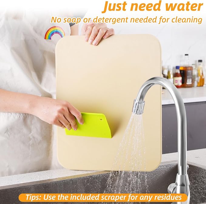 Pizza Stone 5 PCS Set, 15 x 12" Large Rectangle Pizza Stone Set for Oven and Grill with Metal Pizza Peels & Cutter Rocker, 0.6'' Thickened Stone Pizza Pan, Baking Stone for Pizza, Bread