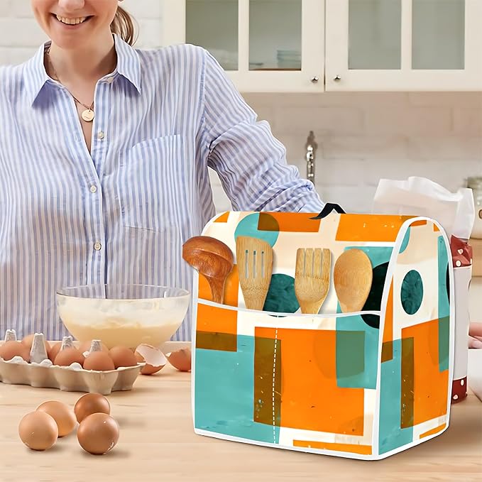 Mixer Dust Cover for 8.5-9.5 Qt Stand Mixer, Cloth Cover with 2 Storage Pockets for Stand Mixer Protective Covers Large for 8.5-9.5 Quart Mixer