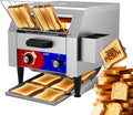 Commercial Conveyor Toaster w/ 2 Slice Wide Slot, 300 Slice/hour Commercial Toaster w/ 10.1’’ Wide and 3‘’ Opening, Industrial Kitchen Cooking bagel w/Stainless Steel and Heavy Duty
