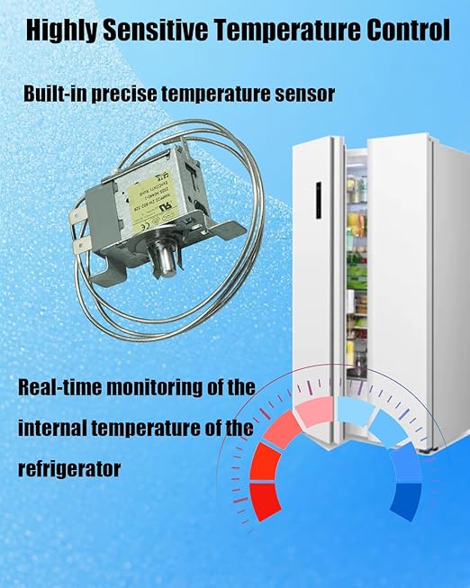 5304522330 Refrigerator Temperature Control Thermostat Fit for Frigidaire and White-Westinghouse Refrigerator, Replace 4961212 PD00064283 AP6976293 PS12731508 EAP12731508