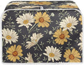Retro Daisy Pattern Toasters Cover Spring Flower Bread Maker Covers Kitchen Small Appliance Dust-Cover Kitchen Accessories for Toaster,4 Slice