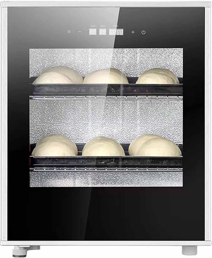 Commercial Electric 40L Dough Proofing Cabinet - Stainless Steel Bread Fermentation with Adjustable Temperature & Humidity Control for Bakeries, Pizza & Pastry Making