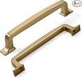 Khtumeware 2 Pack 5 Inch Cabinet Handles - Champagne Bronze Drawer Pulls & Cabinet Pulls For Kitchen Cabinets & Cupboards