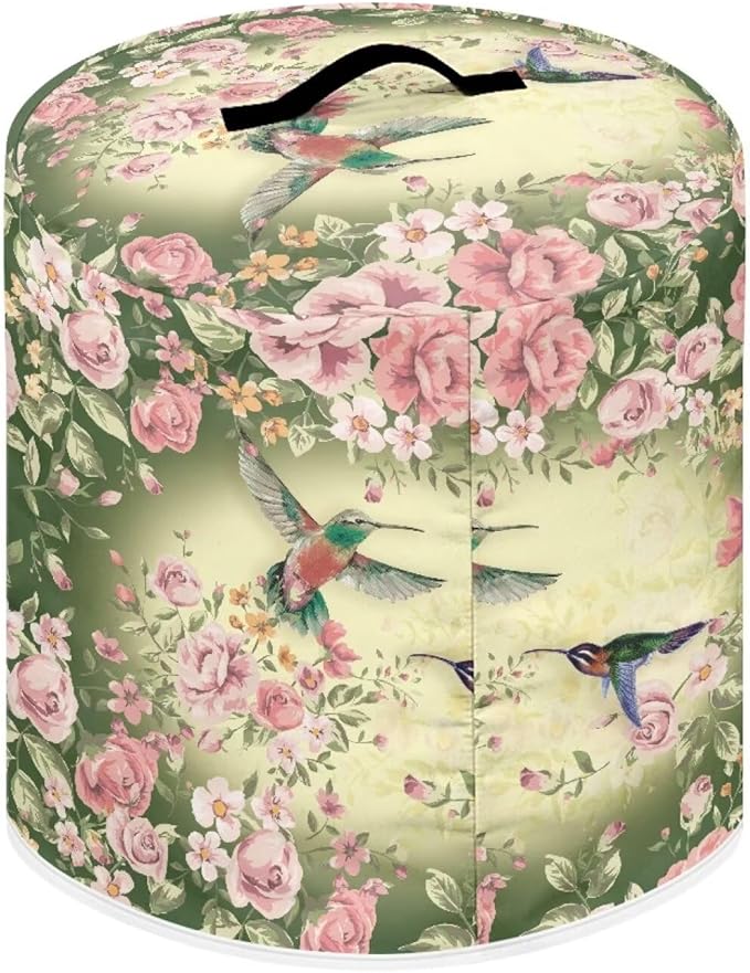TODIYADDU Flying Hummingbird Pressure Cooker Cover for 3 Quart Instant Pots Insulated Kitchen Appliance Dust Cover for Round Pressure Cooker Practical Instant Pots Air Fryer Accessories