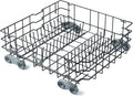 WD28X25960 Dishwasher Lower Rack Replacement Parts for GE Lower Dishrack Drawer Tray Rack 21.8’’ x 20.6’’ x 7.3’’ GE PDW7880G00SS GDWT368V55SS Profile Dishwasher Bottom Dish Rack Assembly 1 Pcs
