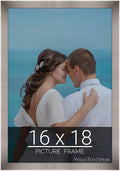 wallsthatspeak 16x18 Stainless Picture Frame for Puzzles Posters Photos or Artwork