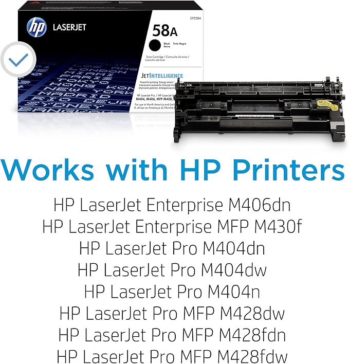 HP 58A (CF258A) Black Original Toner Cartridge