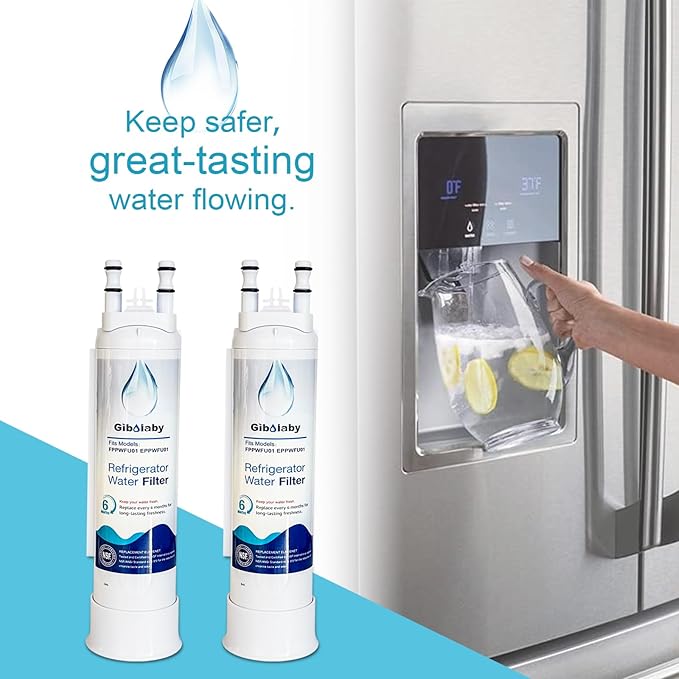 FPPWFU01 Water Replacement, Compatible with Frigidaire EPPWFU01, PureAdvantage PurePour PWF-1 (3 Pack)