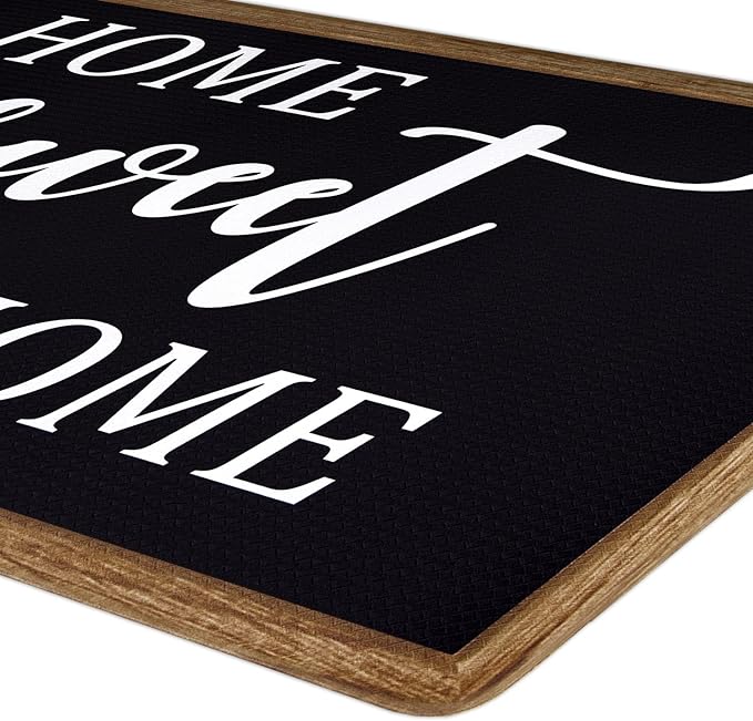Anti-Fatigue Floor Comfort Mat - 18 x 30 Inch (Farmhouse Tan) - Waterproof Non-Slip Rug - Easy to Clean Cushioned Mat for Kitchen, Bathroom, Standing Desk & Office - Achim Home Decor