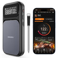 INKBIRD WiFi 5G Wireless Meat Thermometer Digital, 4 Sensor Smart Bluetooth Digital Food Thermometer, NIST Approved Accuracy 0.5°F, Temp Alarms for Rotisserie Air Fryer Sous Vide Grill Oven BBQ
