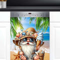 Summer Cute Gnome Dishwasher Magnet Cover Summer Cute Gnome Front Dishwasher Cover Decoration Reusable Magnetic Door Cover Panel Decal Home Appliances Stickers Kitchen Refrigerator 23"X26"